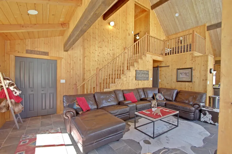 This is what it looks like when you walk in from the main level.