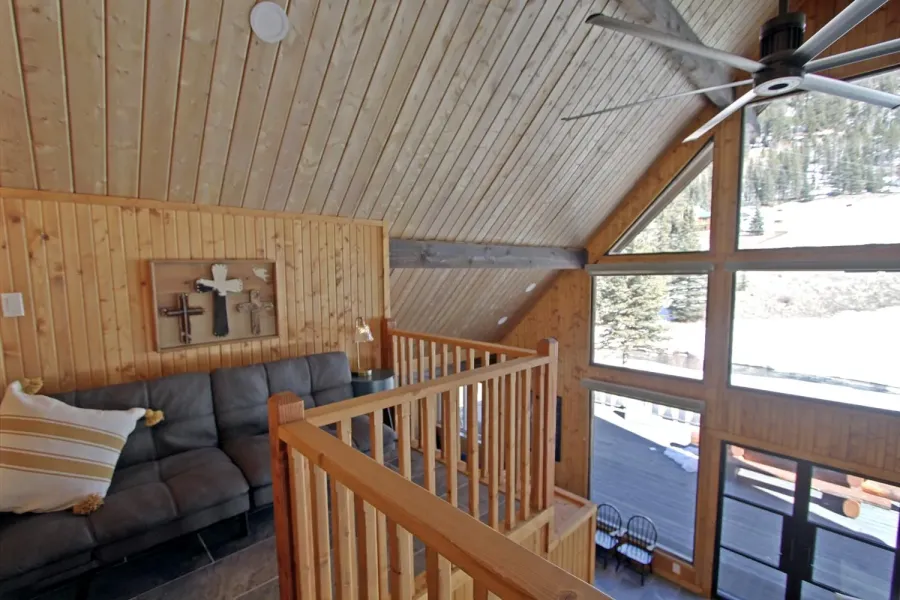 At the top of the stairs is an nook for you to relax.